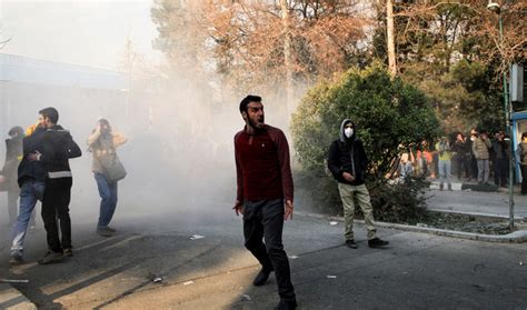 iran  police officer killed  unrest  water protest arab news