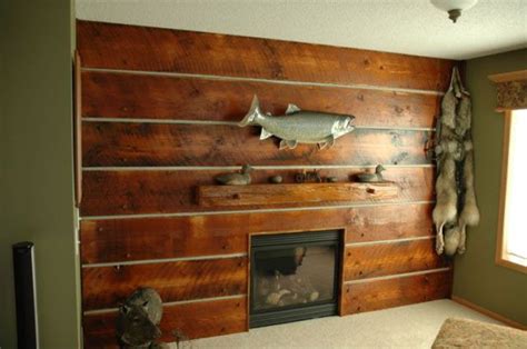 pin  shawn hazeghazam  hunting room wood wall covering wall coverings rustic interiors