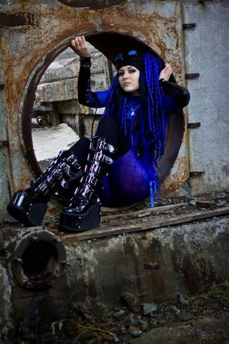 cyber showcase in 2020 cybergoth gothic fashion goth