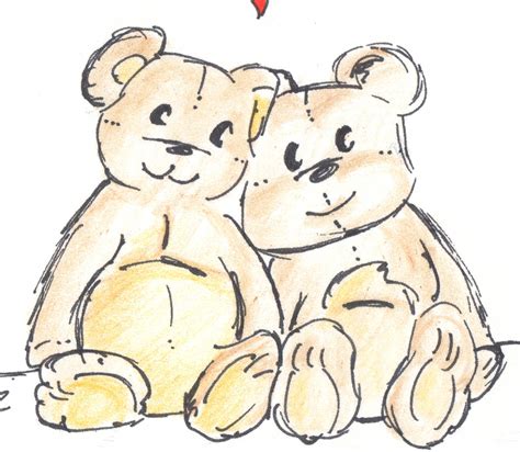 teddy bear drawing clipartsco