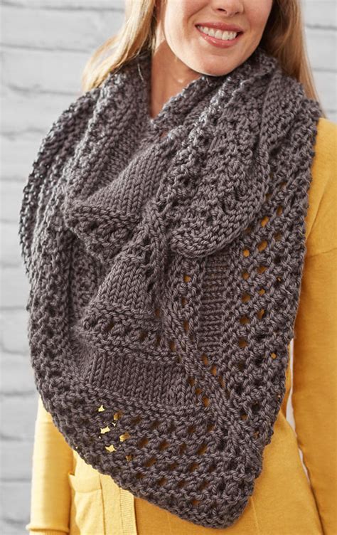 easy shawl knitting patterns   loop knitting