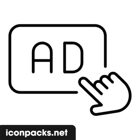 click advertising svg png icon symbol  image
