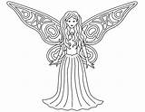 Fairy Coloring Pages Printable Colouring Princess Simple Fairies Beautiful Print Tooth Wing Wings Clipart High Kids Gif Library Pdf Disney sketch template