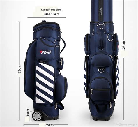 pgm  arrival retractable golf carry bag wheeled golf travel bag golf