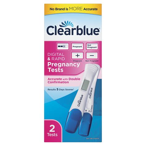 clearblue combo pregnancy test ct digital  rapid detection