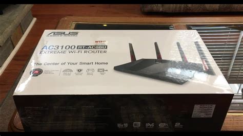 asus ac3100 rt ac88u rt ac88r router unboxing and setup youtube