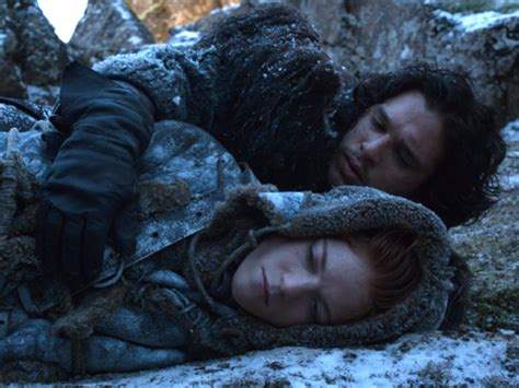 15 best game of thrones moments between newly engaged kit harington and rose leslie the
