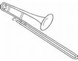 Trombone sketch template