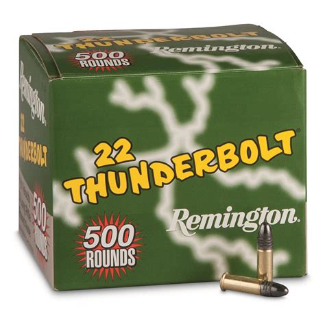 remington thunderbolt lr lrn  grain  rounds  lr ammo  sportsmans guide