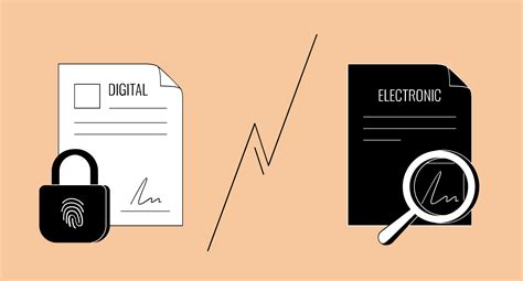 difference   digital signature   electronic signature