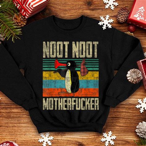 beautiful noot noot mother fuckers vintage retro sunset shirt