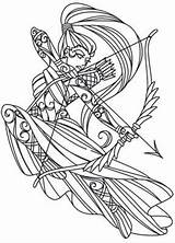 Artemis Goddess Coloring Tattoo Pages Line Greek Archer Pdf Trace Urban Threads Urbanthreads Embroidery Hunt Books Transfer Paper Designs Drawings sketch template