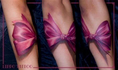 bow tat ribbon tattoos pink ribbon tattoos