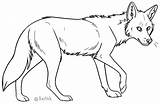 Coyote Lineart Coyotes Jackal Kaylink Orig00 sketch template