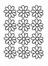 Daisy Flower Outline Coloring Flowers Printable Pages Color Printables Colouring Kids Sheets Cliparts Clipart Girl Small Daisies Template Scout Scouts sketch template