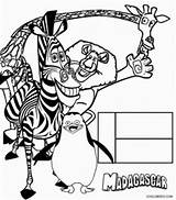 Madagascar Pages Coloring Printable Cool2bkids Color Movie Characters Kids Cartoon Choose Board sketch template