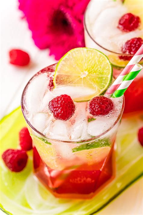 Best Ever Raspberry Lime Rickey Recipe | Sugar and Soul