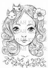 Everything Coloring Pages Visit Etsy Cute Printable Choose Board sketch template