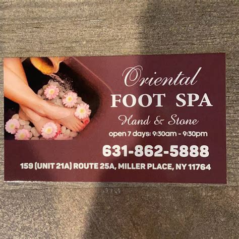 oriental foot spa massage spa  miller place