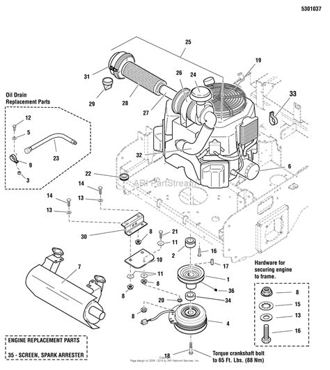 hp kohler engine parts diagram kohler cv  husqvarna turf care hp  kw parts