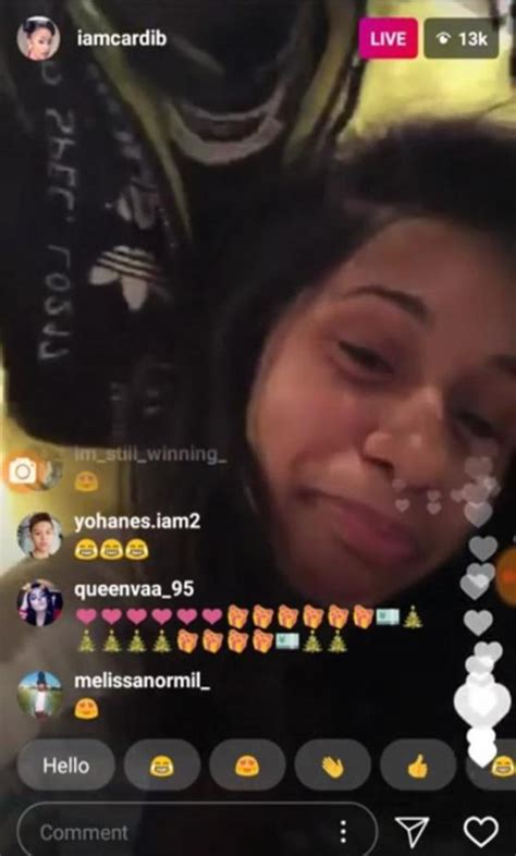 Cardi B Is Causing Huge Controversy On Instagram Live With