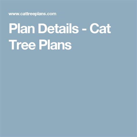 plan details cat tree plans cat tree plans tree plan cat tree