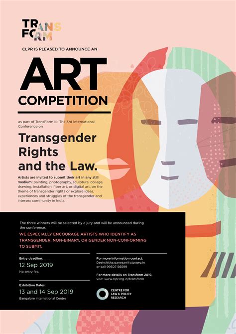 art competition transform  submissions closed centre  law