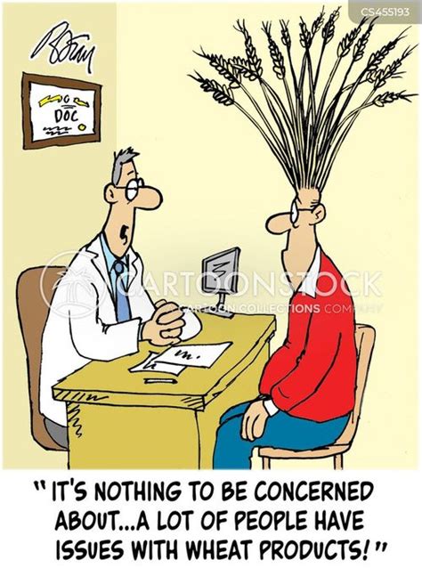 Wheat Allergy Cartoons And Comics Funny Pictures From Cartoonstock
