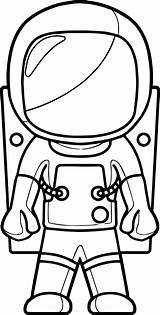 Astronaut Coloring Pages Cartoon Space Colouring Printable Kids Preschool Print Color Craft Great Moon Sheets Coloringbay Getdrawings Closed Pdf Wecoloringpage sketch template