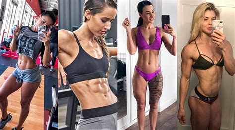 The 20 Best Sets Of Female Abs On Instagram In 2018 Muscle And Fitness