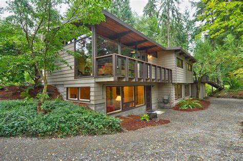 lake homes lake forest park northwest contemporary home