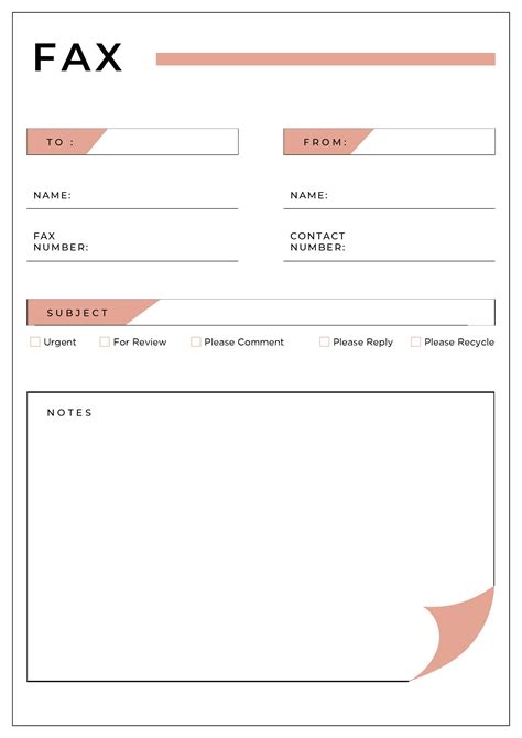 printable fax cover sheet     printablee