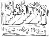 Library Librarian Classroomdoodles sketch template
