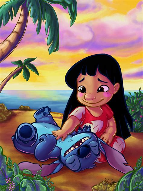 Lilo And Stitch Tummy Rubs By Kcday On Deviantart