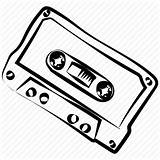 Cassette Tape Drawing Audio Icon Sketch Radio Music Compact Drawn Player Musicassette Getdrawings Paintingvalley Collection Drawings Iconfinder sketch template