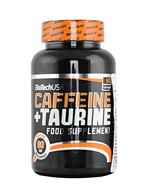 caffeine taurine  biotech usa  capsules