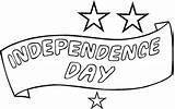 Independence Coloring Pages Sheets Kids Printables Banner Print July sketch template