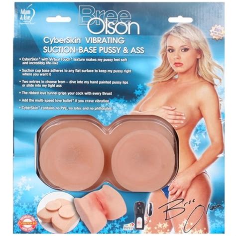 bree olson cyberskin vibrating suction base pussy and ass