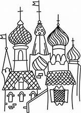 Russie Russe Urbanthreads Basil Eastern Onion Noel Colorier Dome Broderie Motifs Whimsy Cathedral Graphiques Poupée Whimsical sketch template