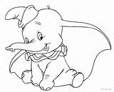 Dumbo Coloring Pages Getcolorings Printable sketch template
