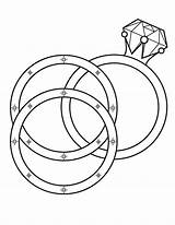 Coloring Pages Engagement Ring Getcolorings Wedding sketch template