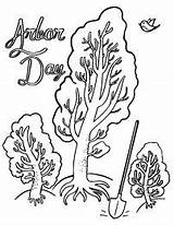Coloring Arbor Pages Printable Arbour Coloringcafe sketch template
