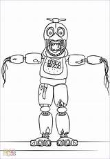 Fnaf Withered Freddy Sheets sketch template