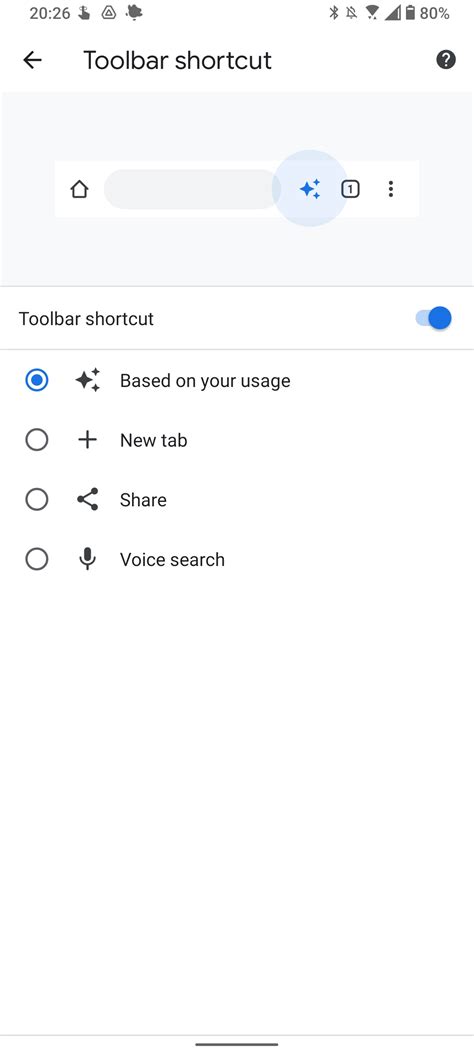 chrome  android   customizable shortcut   address bar xopus