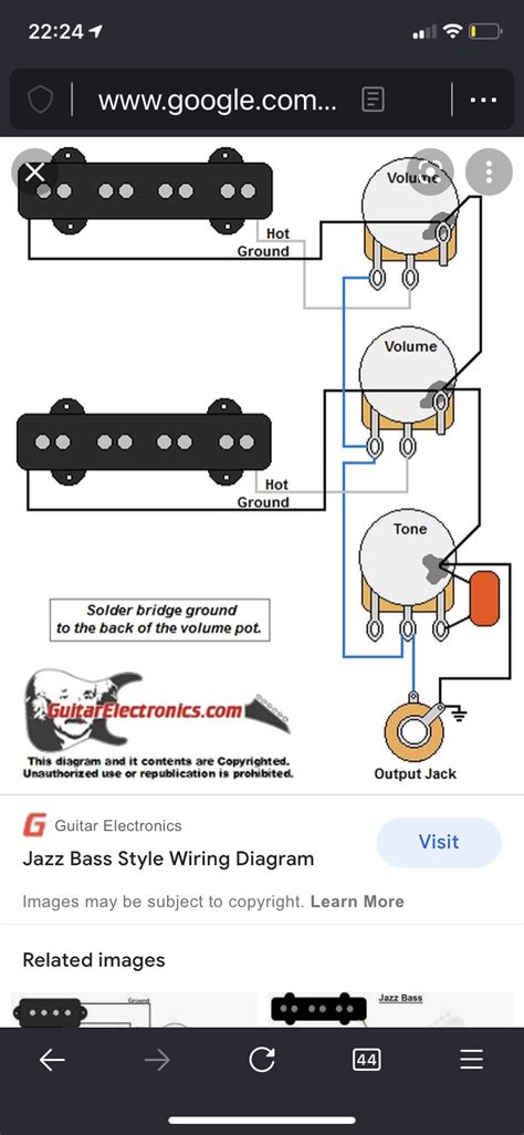 fender jazz bass wiring diagram  gear page