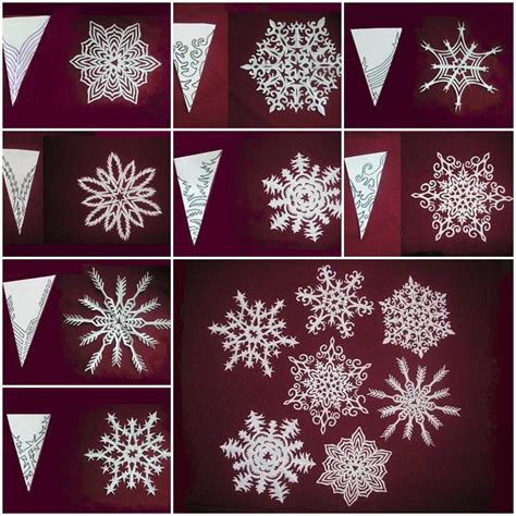 How To Make Beautiful Snowflakes Paper Craft Diy Tutorial Instructions