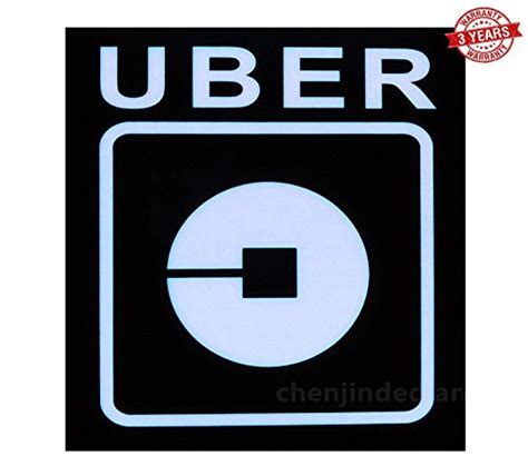 uber sign led light sign logo sticker decal glow wireless decal