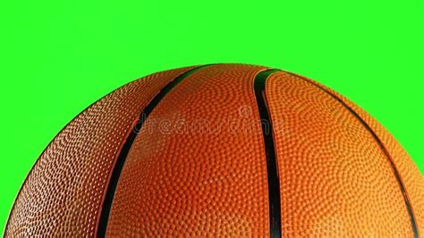 basketball rolling  white background stock video video  ball