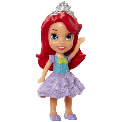 disney princess sparkle collection mini toddler doll mermaid ariel   tall