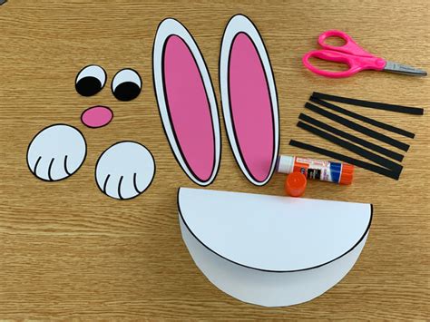 easy easter bunny craft project  kids heart  heart teaching